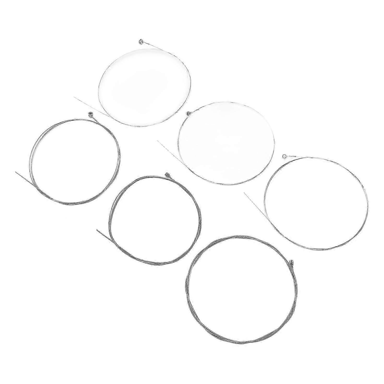 6Pcs Electric Guitar Strings 1?6 String Replacement Nickel Steel Stringed Instrument Accessory  Edition 0112