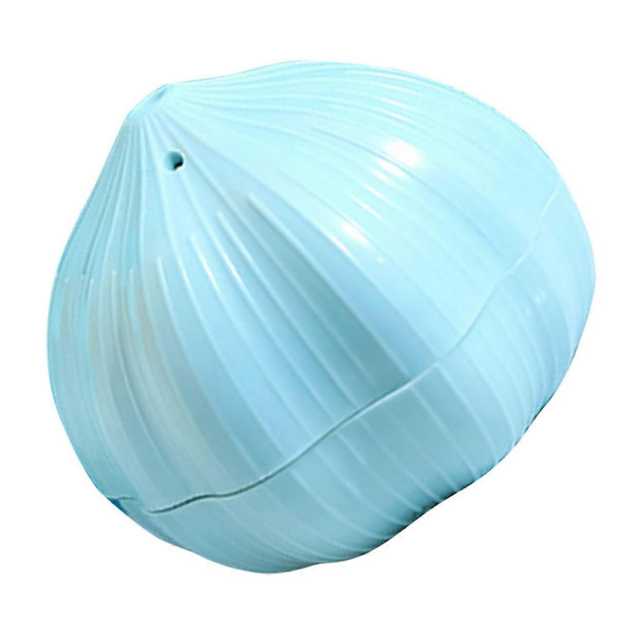 Garlic Press Manual Rolling Mincer for Efficient Crushing Ginger Peppers Compact Kitchen Tool Light Blue