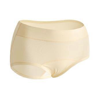Women's Cotton Underwear Mid Waist No Show Panties Breathable Soft Stretchy Full Coverage Briefs
