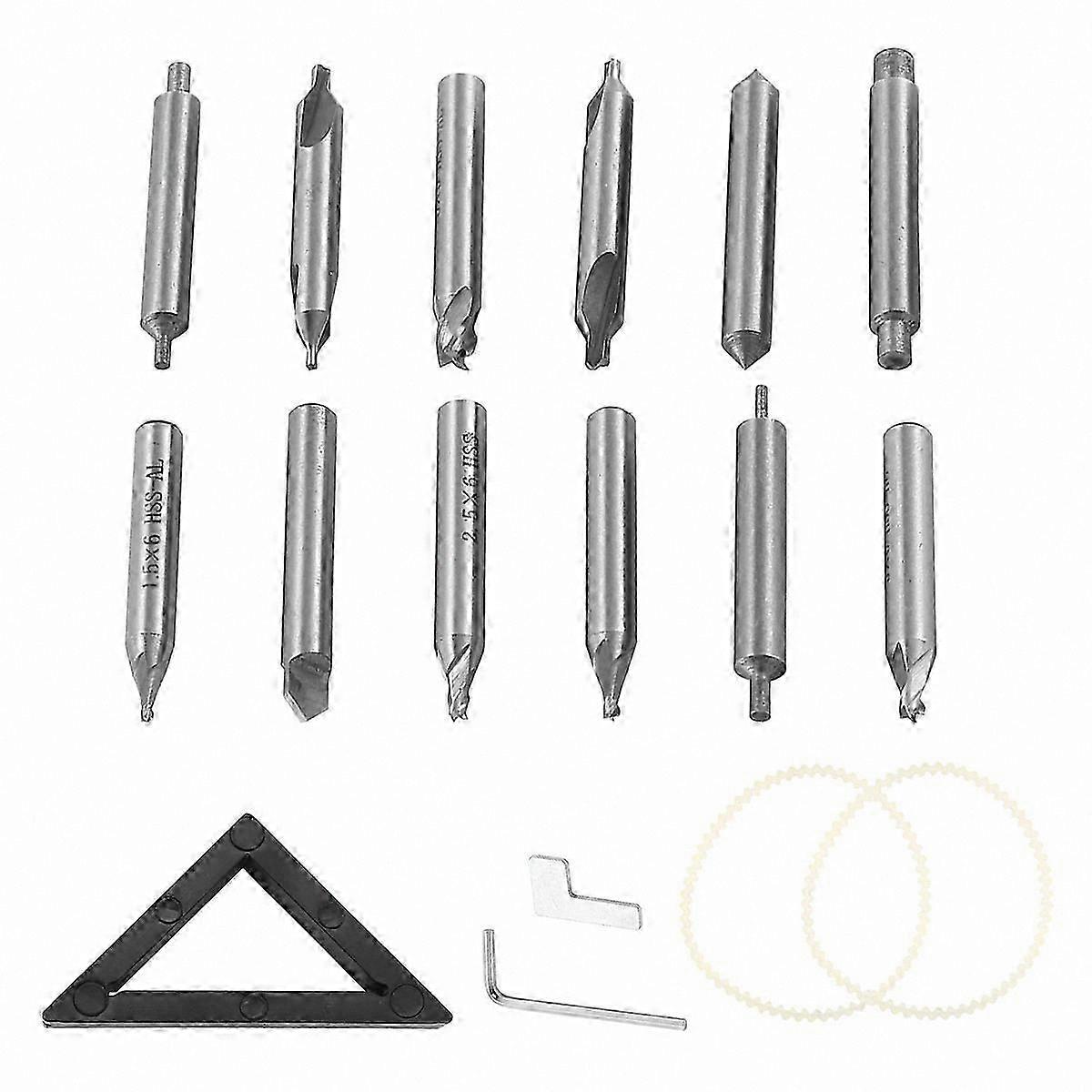 Locksmith Key Machine Drill Bits Set for Vertical Key Cutting