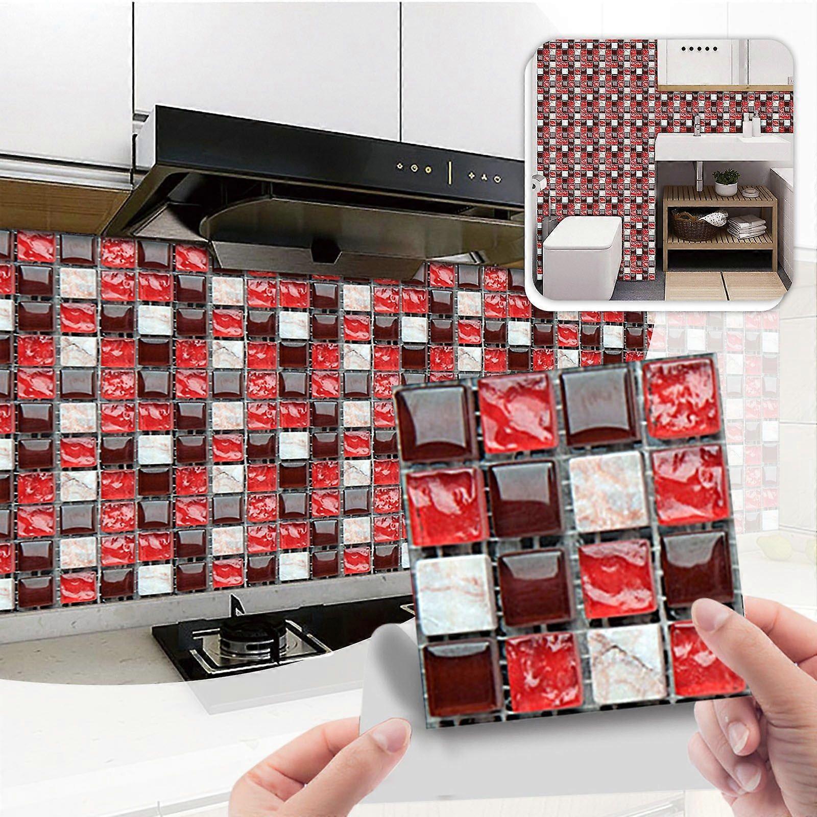 mosaics creative 3d tile stickers decoration  floor plane wall stickers