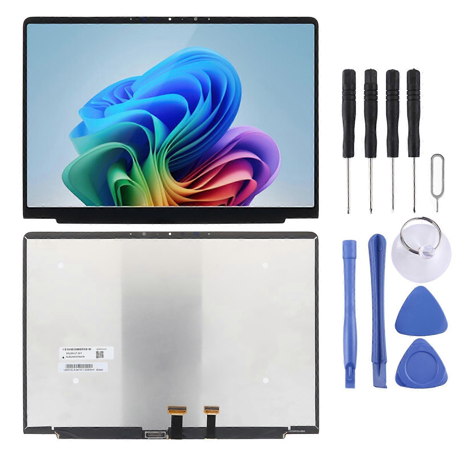 For Microsoft Surface Laptop 7 13.8 inch 2036 COMPATIBLE LCD Screen with Digitizer Full Assembly with Touch Flex Cable (Sharp LCD Version)