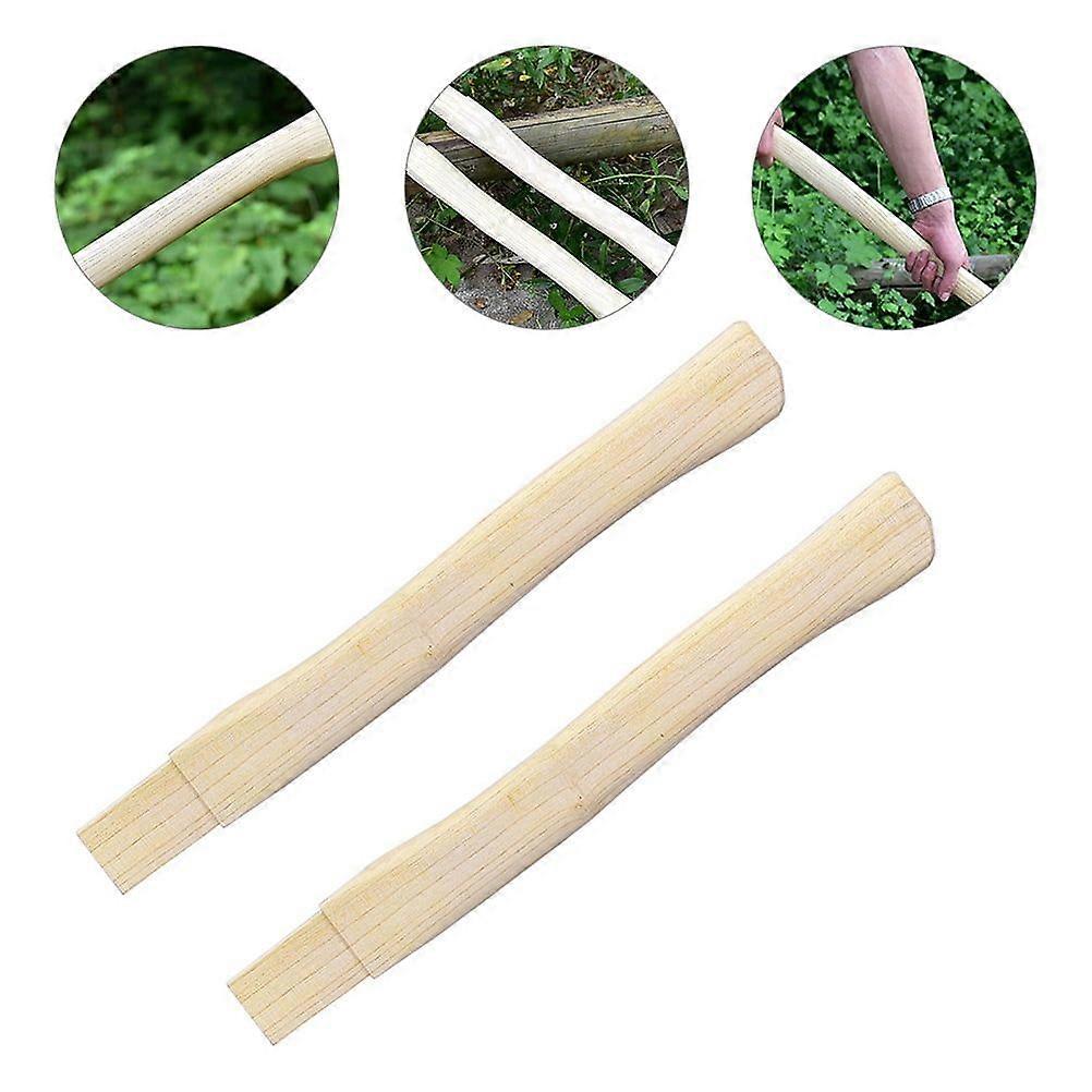 4 Pcs Ax Wooden Handle Hatchet for Accessory Replacement Camping Accessories