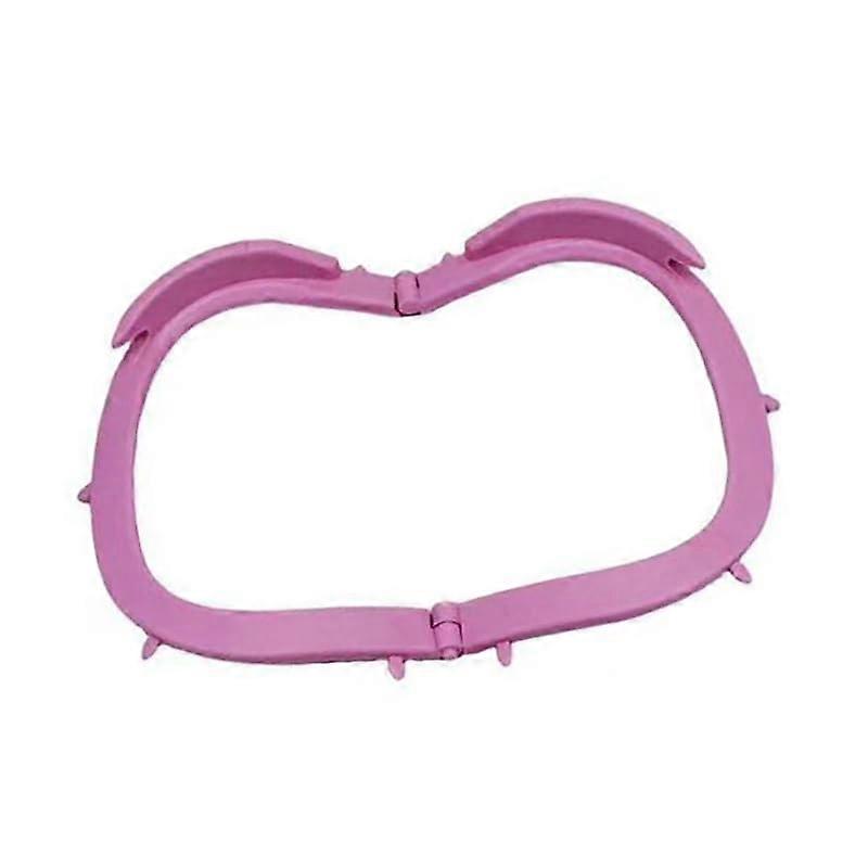 Pink Foldable Dental Rubber Dam Frame Holder Autoclavable Ergonomic Arc Shape Plastic