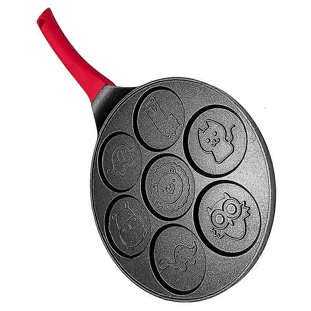 Waffle Frying Pan Cooking Pan for Breakfast 1Pcs Black