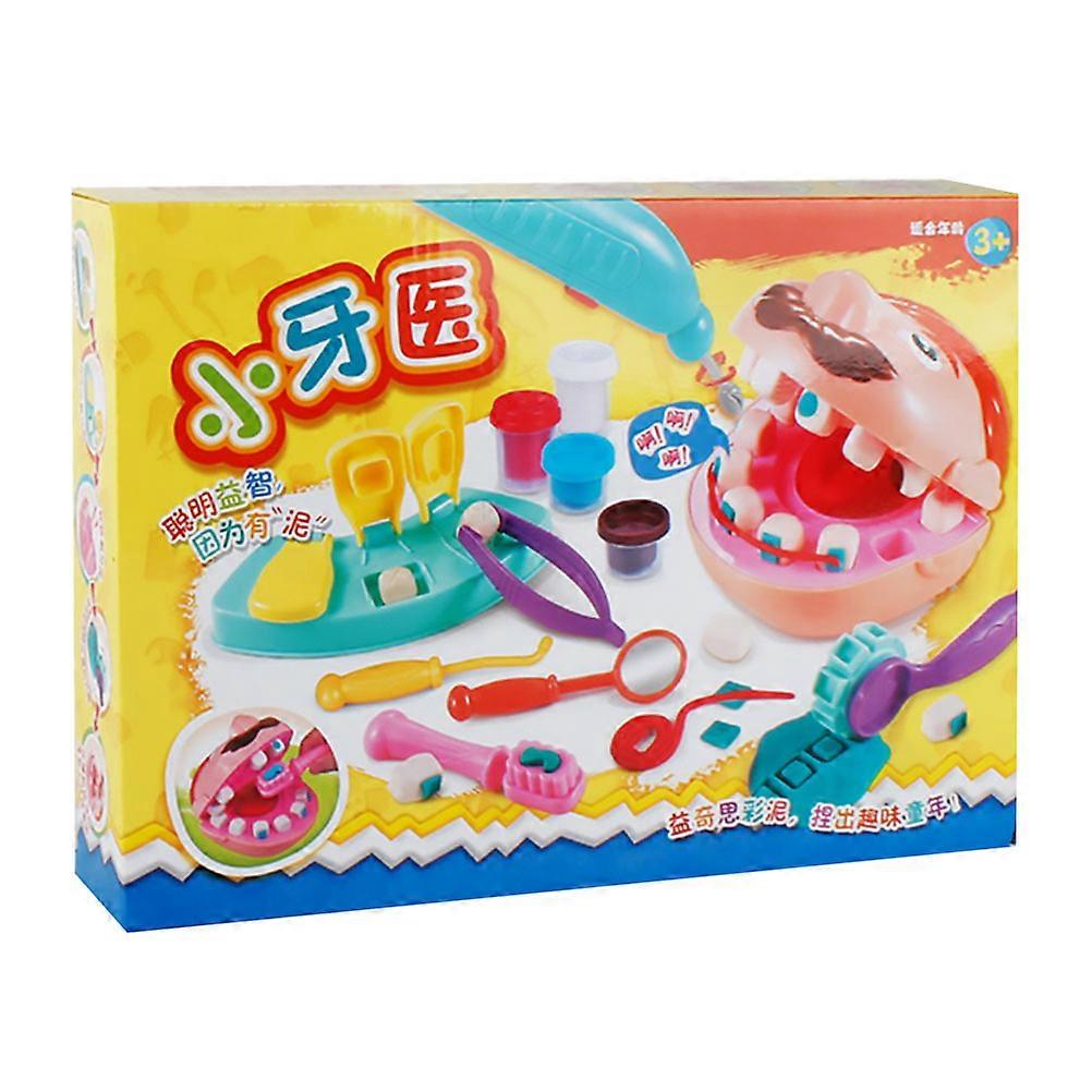 Plasticine Mud Toy Tooth Extraction Clay Mold for Kids Playing