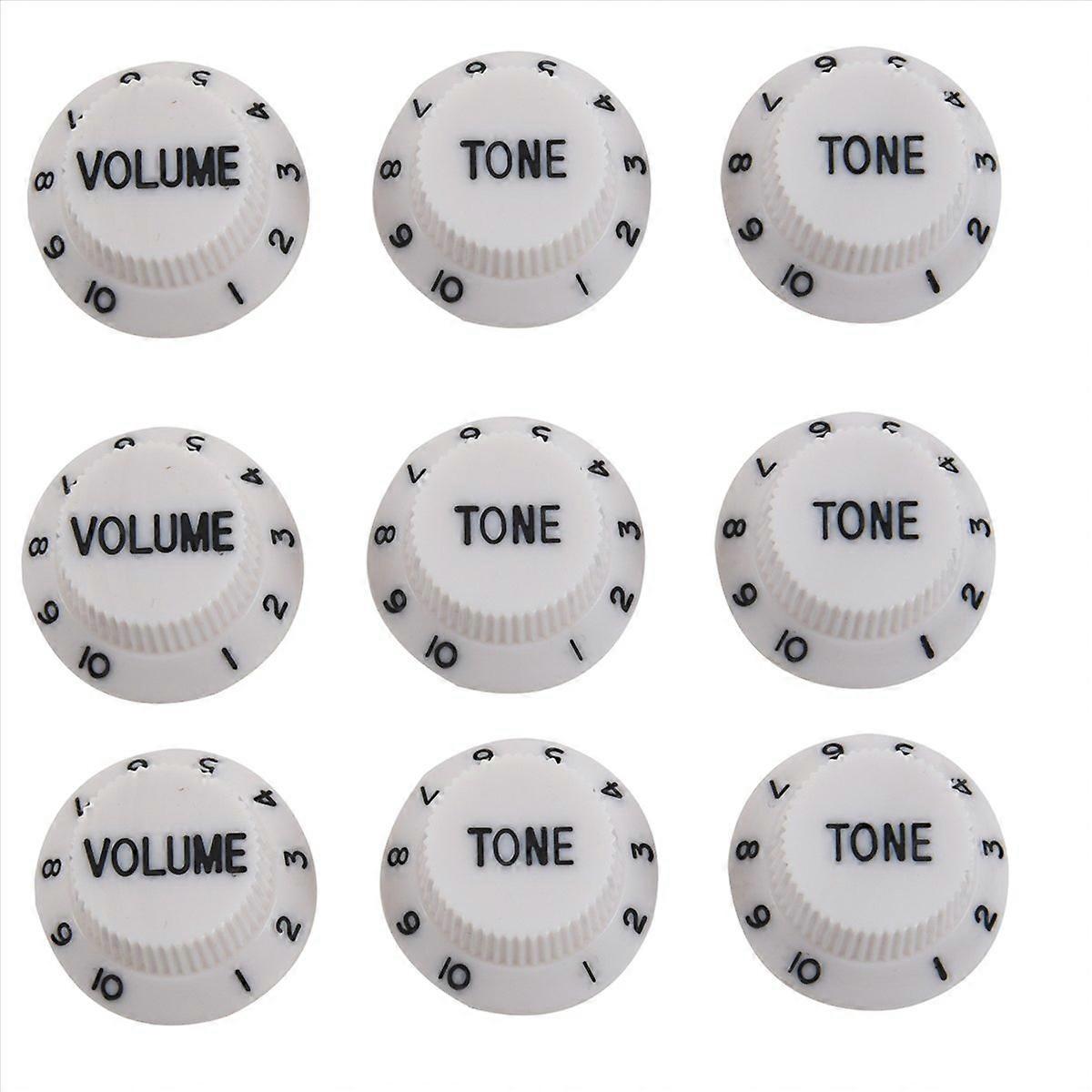 1 Volume&2 Tone Guitar Control Knobs For Strat Style Guitar