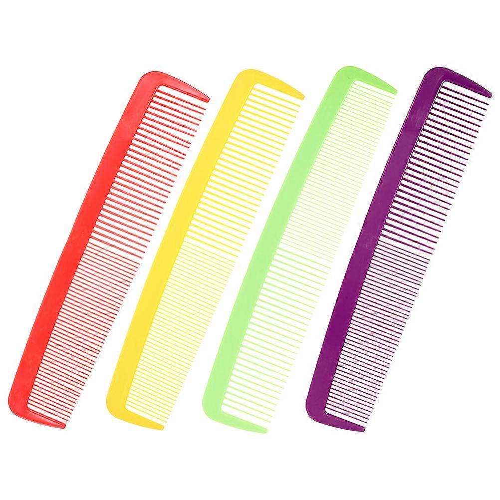 Oversized Comb Prop Big Comb for Halloween 4Pcs Plastic Party Accessory