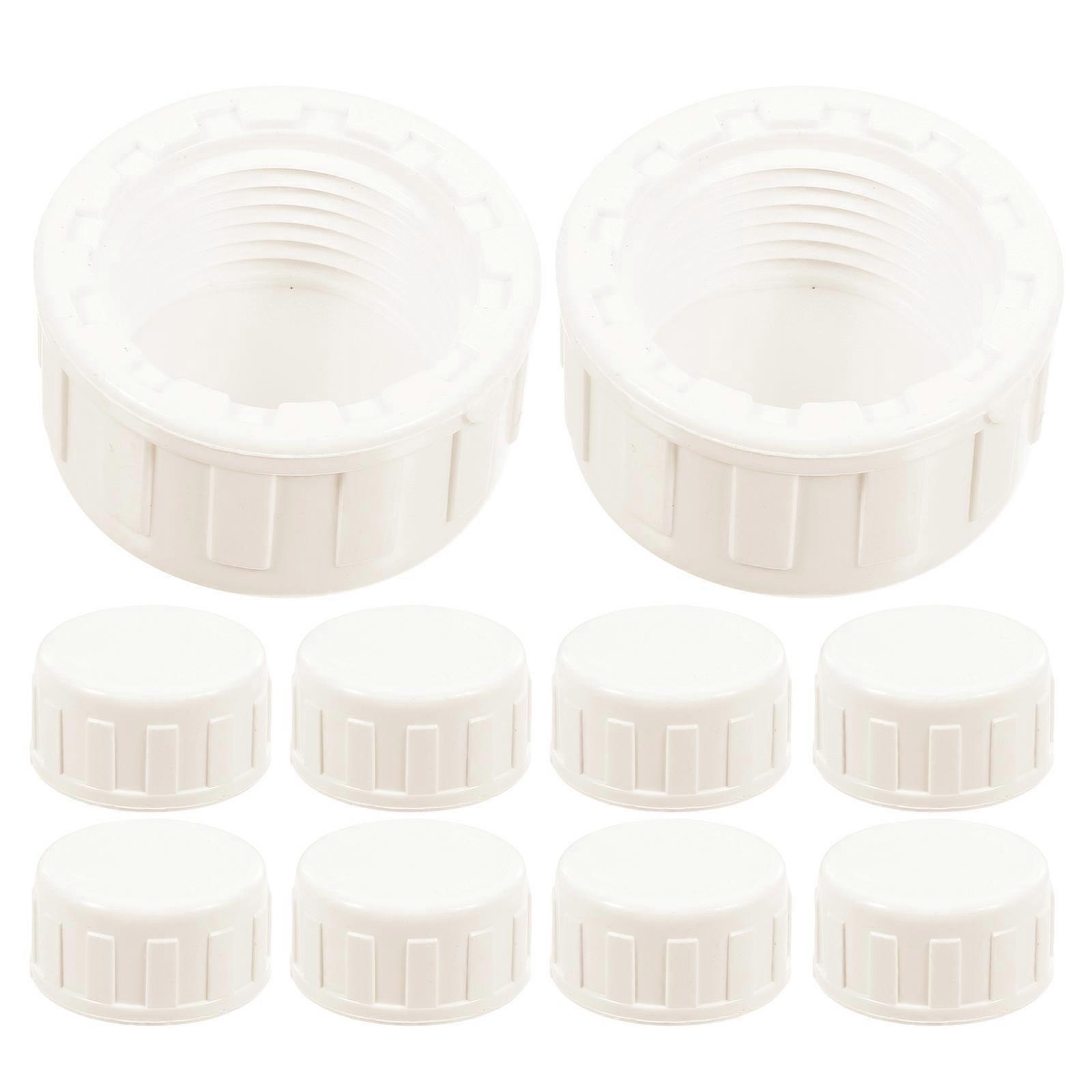 PVC Pipe End Cap Replacement for Industrial Plumbing 20Pcs Set