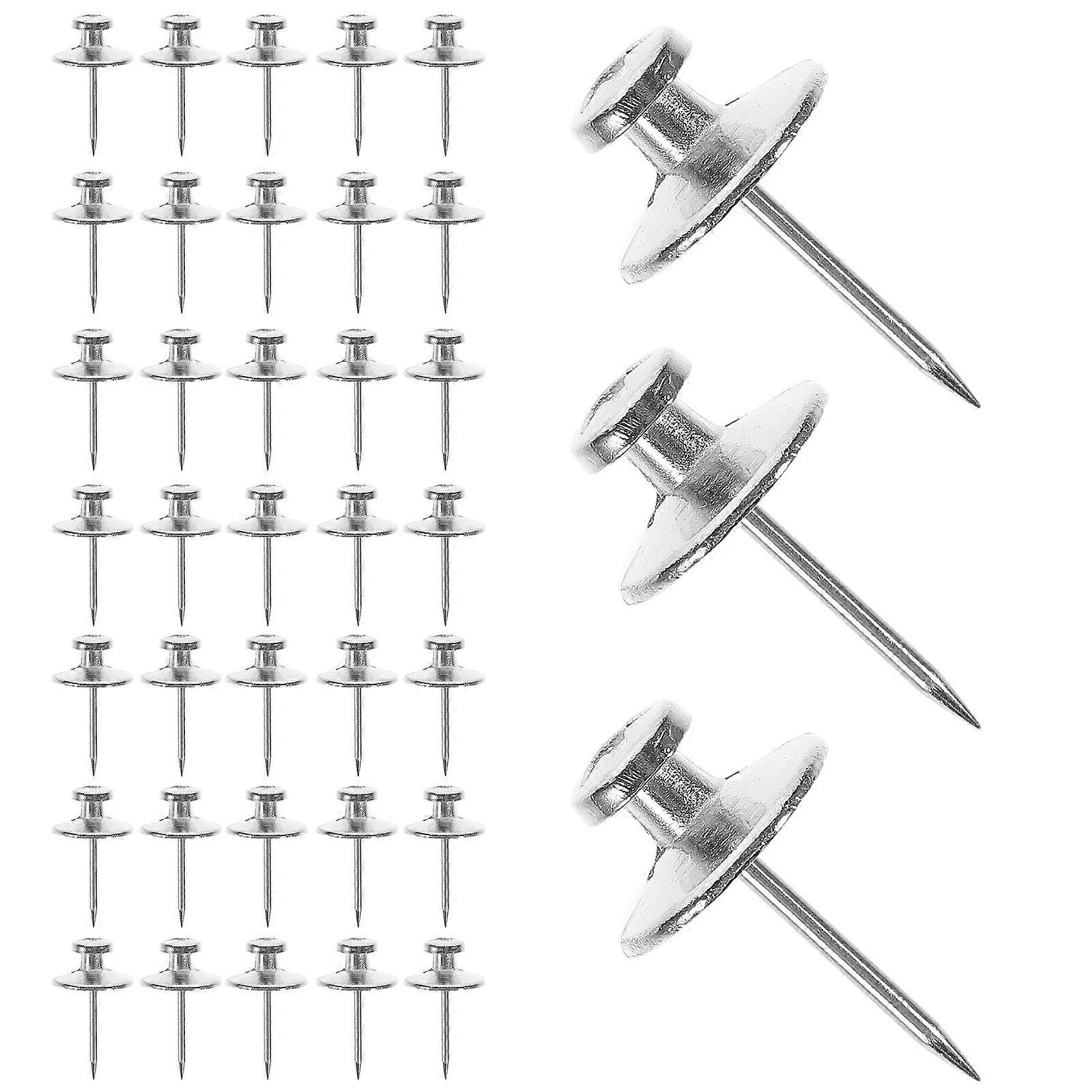 Metal Push Pins Zinc Alloy for Home Use 30Pcs Replaceable Pushpins