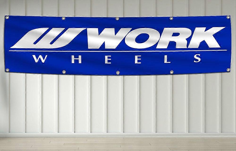 Work Wheel Flag Banner HF0702