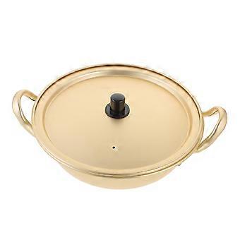 Aluminum Ramen Cooking Pot with Lid, Fast Heating, Lightweight, Easy Clean, Camping Use