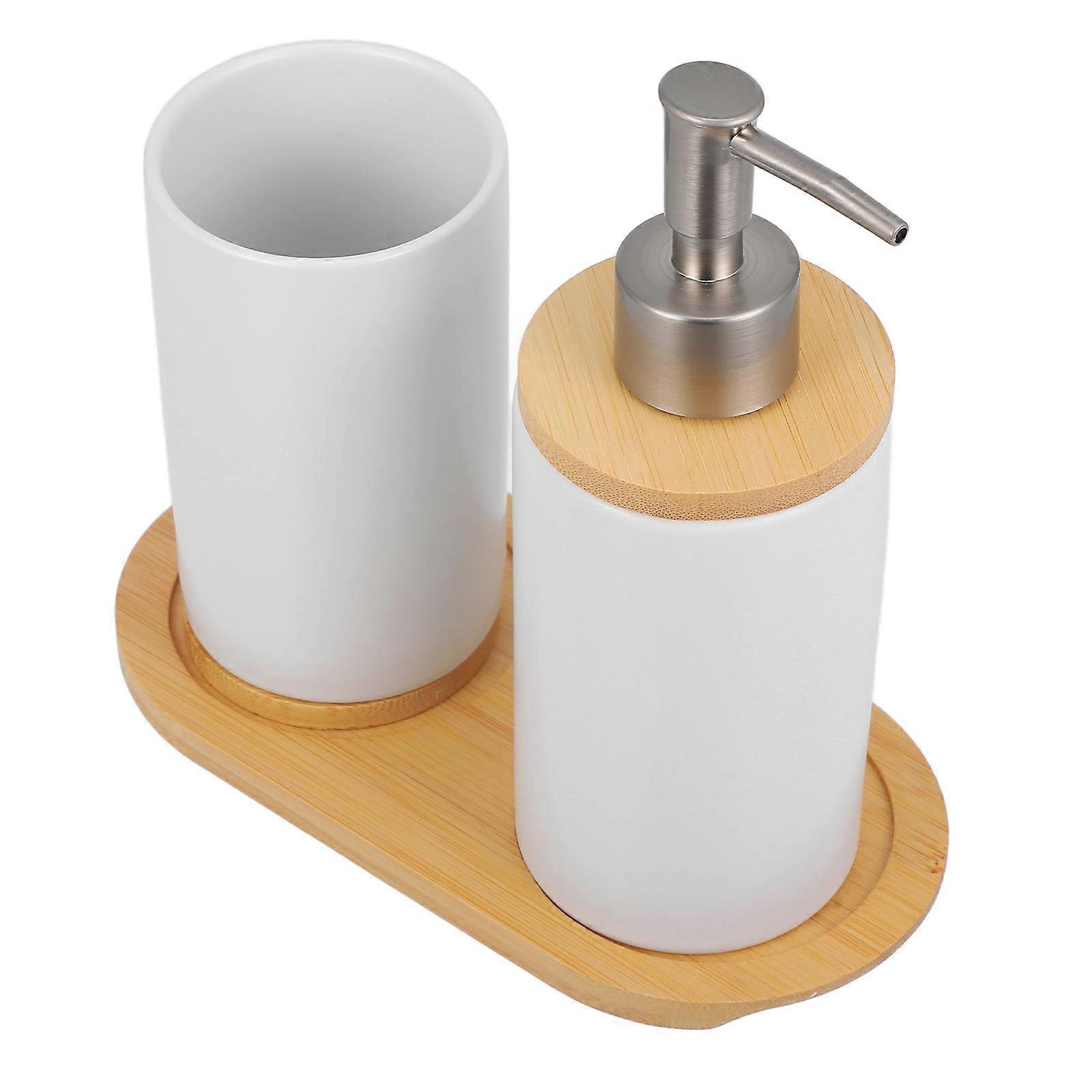 Bathroom Ceramic Accessories Set Toothbrush Holder for Storage 1Set