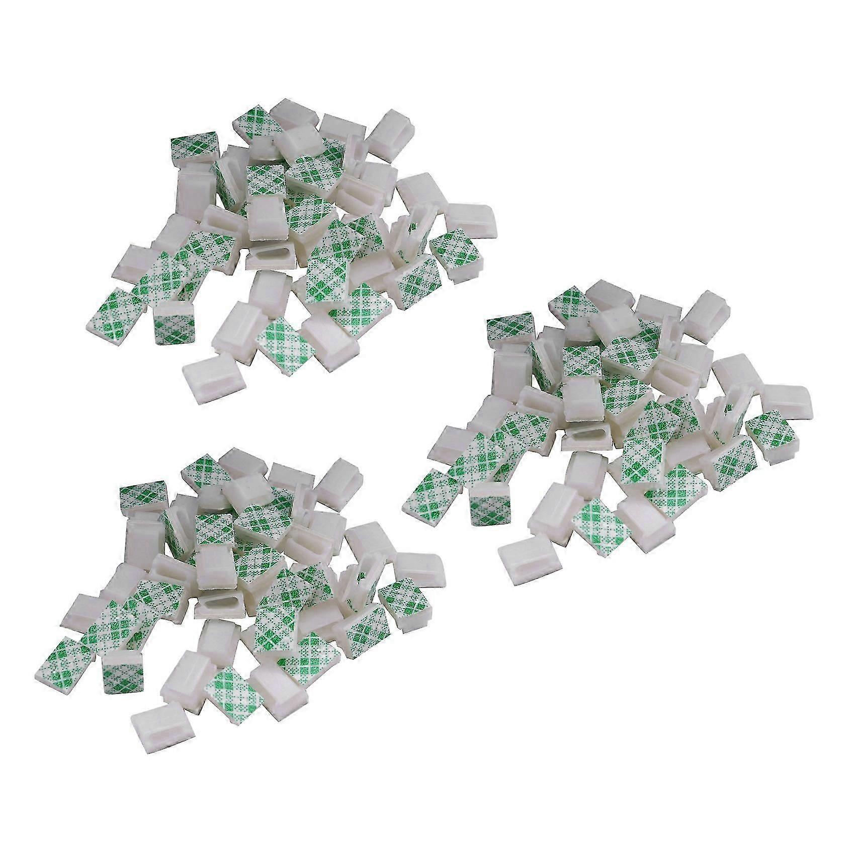 Self-Adhesive Wire Bundle Holder Tie Mount Clip, 7 mm Width, 150 Piece
