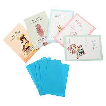 Oil Control Facial Tissue for Rapid Oil Absorption 5Pcs Portable Facial Paper