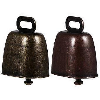 Pet Bell Iron Cow Horse Sheep Bell for Anti-Lost Use 4Pcs Practical Set