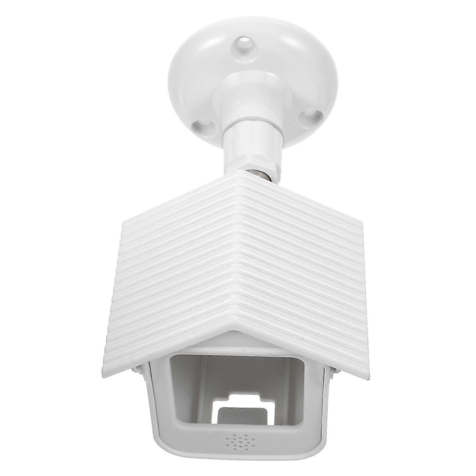 Security Camera Cover White Plastic Camera Cover for Protection 1Set