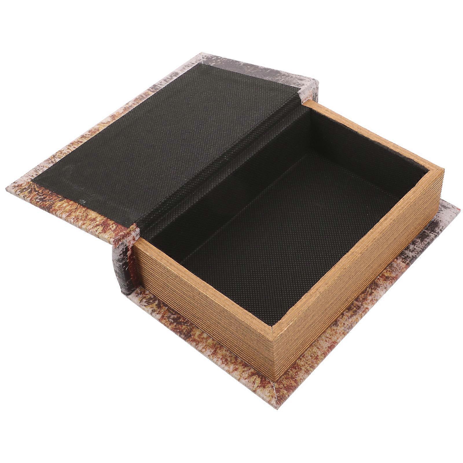 Decorative Book Box Simulation Book Shaped Storage Box for Trinket
