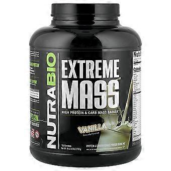 NutraBio, Extreme Mass, Vanilla, 6 lb (2,722 g)