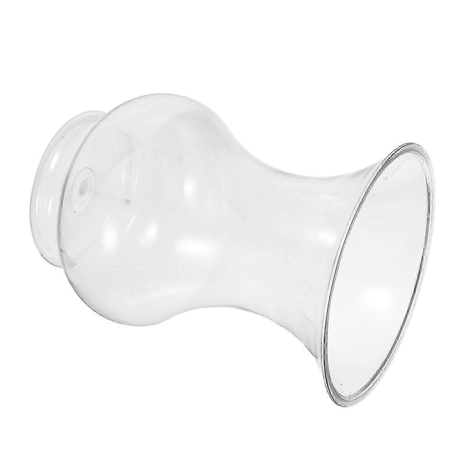 Transparent Hydroponic Vase for Decoration with Clear Plastic Material