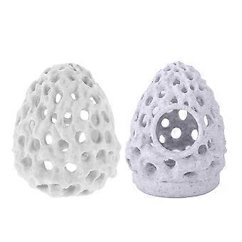 2pcs crevette dôme cacher : aquarium crevette abri maison multi-trous élevage grotte Betta habitat du poisson cacher réservoir de poisson décor ornement accessoires