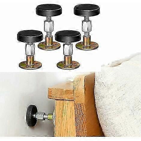Anti-Shake Adjustable Threaded Bed Frame Headboard Stops 4pcs
