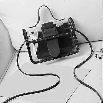 Clear Purse 7.15.1 Inch, Transparent Crossbody, PVC, Stadium-Approved, Easy-Clean  Perfect for Concerts, Sports Events, Suitable for Women, Men, Pink