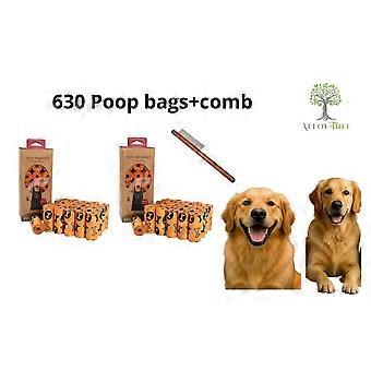 630 Dog Poop Bags Rolls Poo Eco Friendly Pet Strong Waste Doggy Thick Puppy