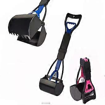 Foldable Pet Pooper Scooper Long Handle Dog Poop Scoop Clip Shovel Easy Pick Up