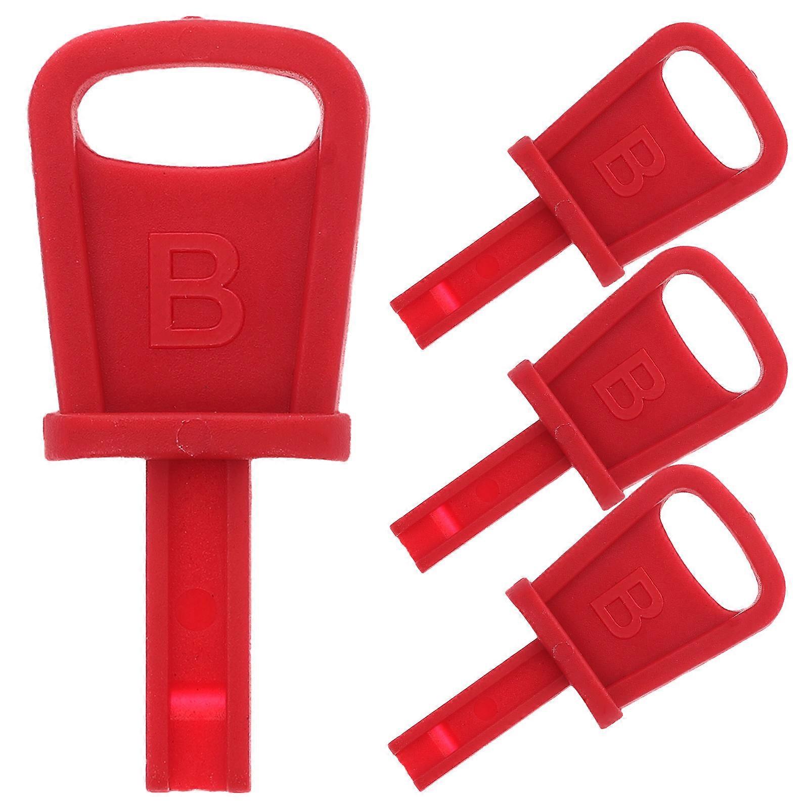 Snowthrower Ignition Key for Replacement 4Pcs Lightweight Red PP Bundle