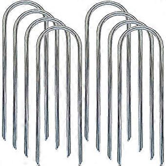 8 stücke Trampolin Stake U Förmigen Anker Heavy Duty Metall Befestigung Nagel