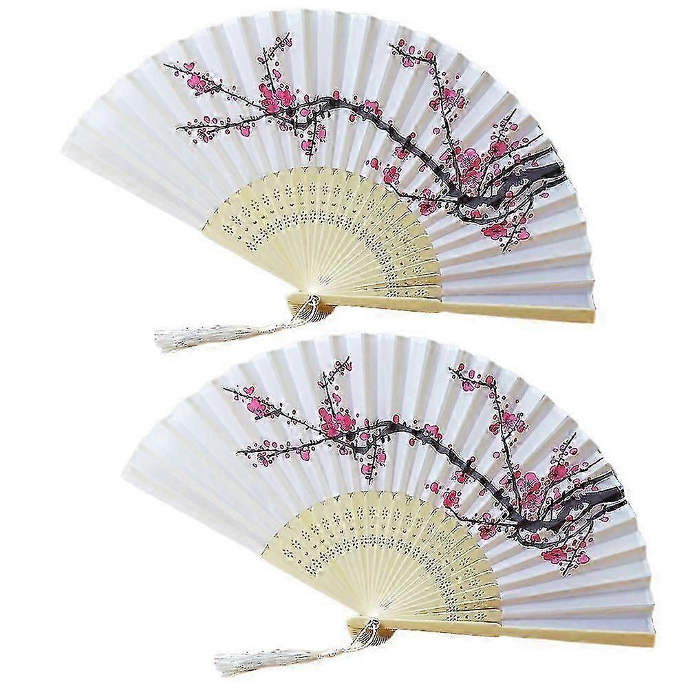 Abanico plegable de seda, obsequios para bodas