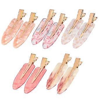 10 pcs Acrylic Hair Clips Large Alligator Hair Clips Metal Duckbill Clips for Thick and Thin Hair