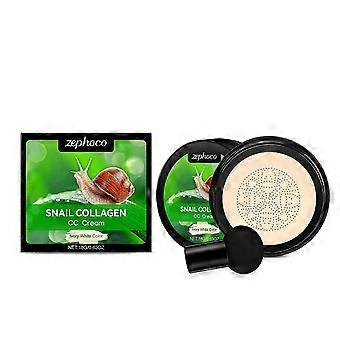 Snail Collagen CC Cream Air Cushion, Pilzkopf Air Cushion CC Cream Foundation, Cushion Foundation Concealer Volle Deckkraft