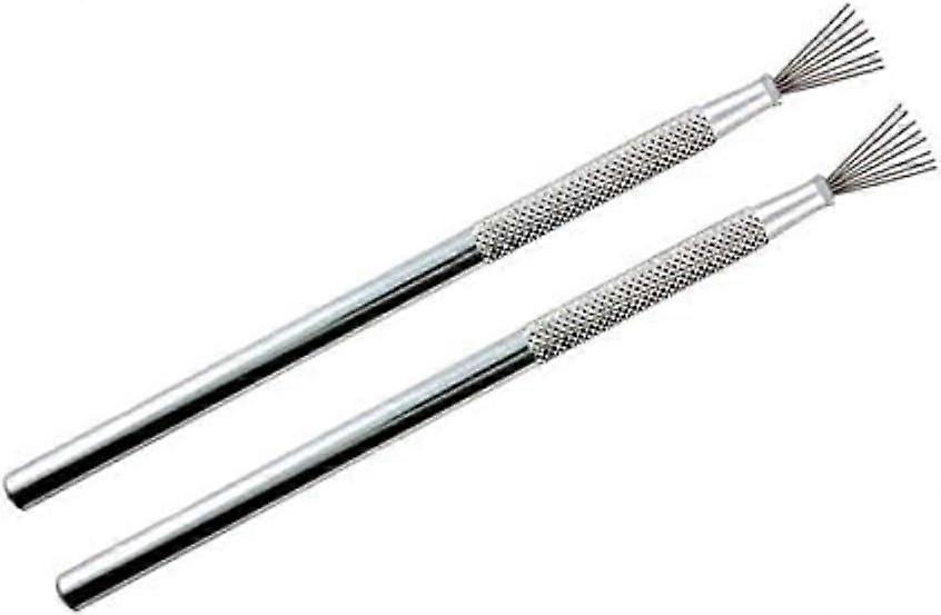2pcs Feather Wire Texture Tool for Clay Sculpting Texturing Modeling Tools