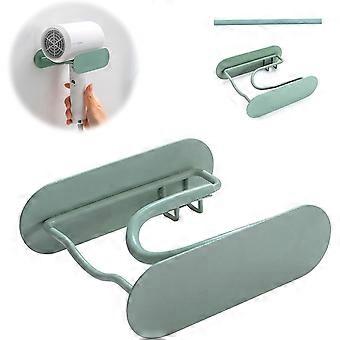 Wall mounted hair dryer holder - no drilling iron wall mounted hair dryer holder suitable for bathroom, bedroom, home, h [XR]