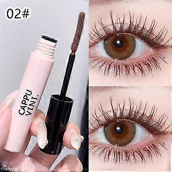 Long Curled Lash Mascara, Waterproof Sweatproof Lightweight Non-Clumping, Thickening Lengthening for Volume Look