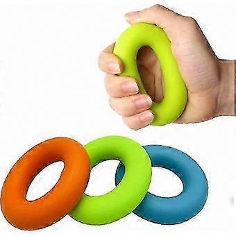 Climbing & Muscle Strengthening 3 Pieces Hand Grip Strengthener, Finger Stretcher Resistance Bands, Force Trainer (30lb, 40lb, 50lb)