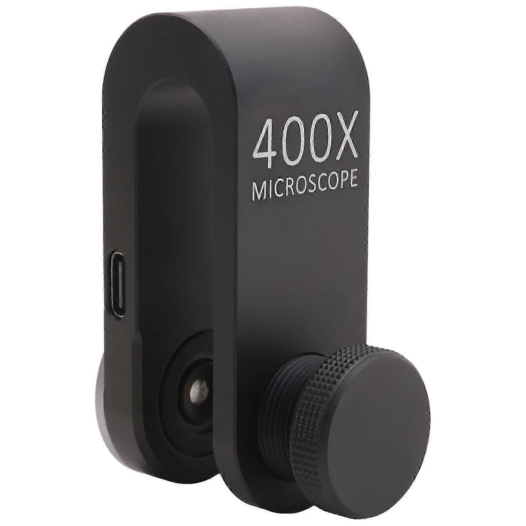 400X Mobile Phone Microscope Illuminant Identification Magnifier Hd Electronic External Mini Micros