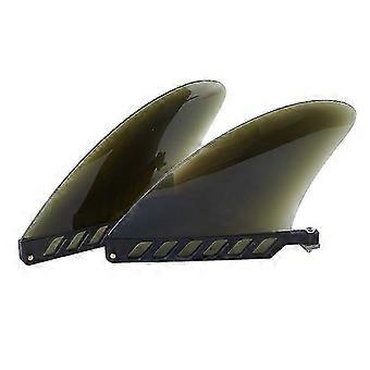 4.6 Inch Soft Flex SUP Center Fin - White Water Fin compatible with Air SUP & Long Board Surfing