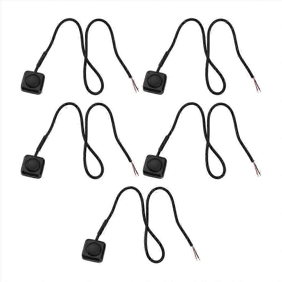 5Pcs Momentary Switch Momentary Push Button ON Off Switch 12V 24V Mount Mini Button Switch