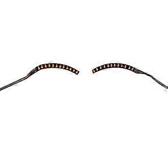 prodef LED-Wimpern – Leicht, stylisch, zuverlässig und leuchtend – Ideal für Partys, Bars, Clubs und Halloween – Orange