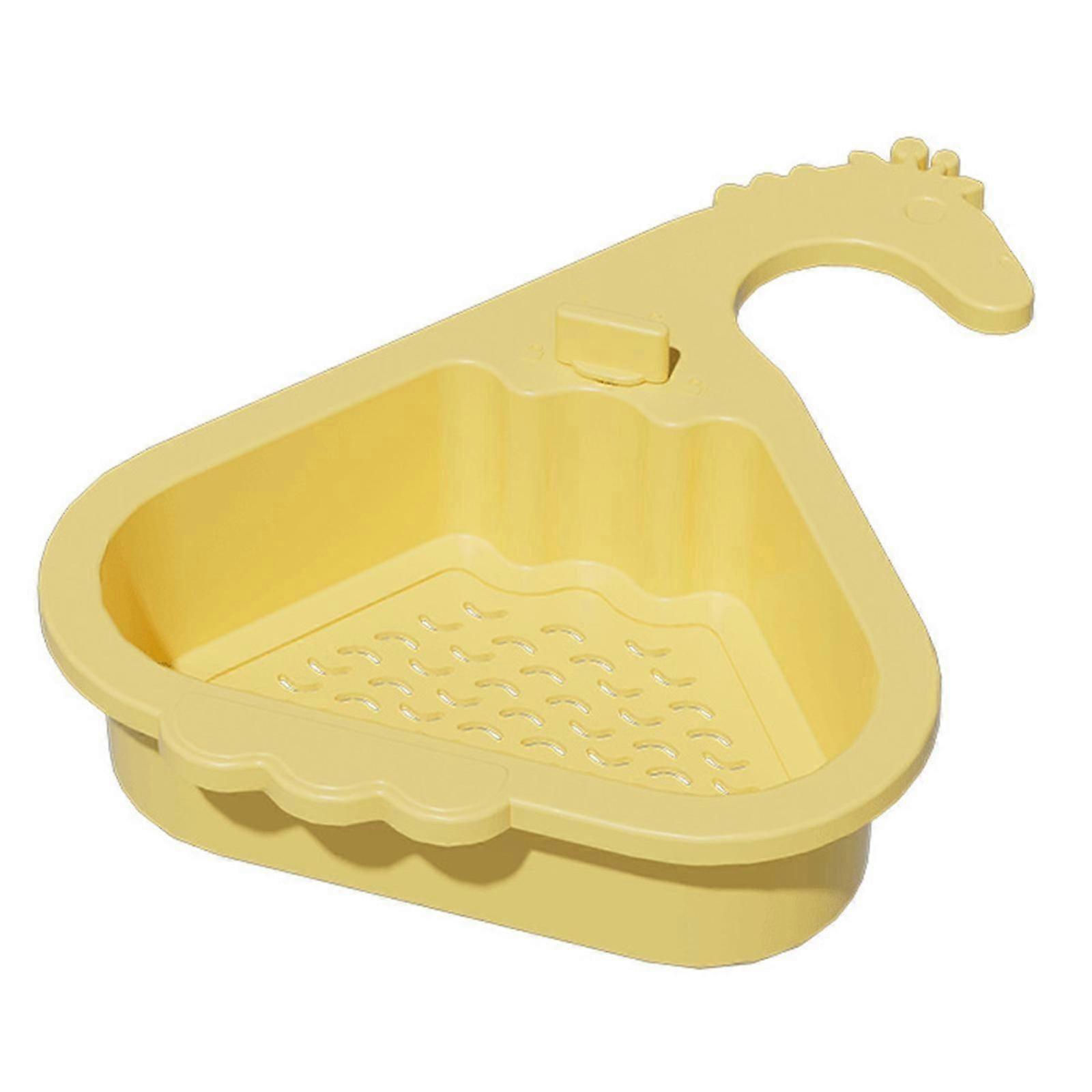 Sink Strainer Basket Triangular Design Easy to Install Automatic Dumping Sink Strainer 26-27