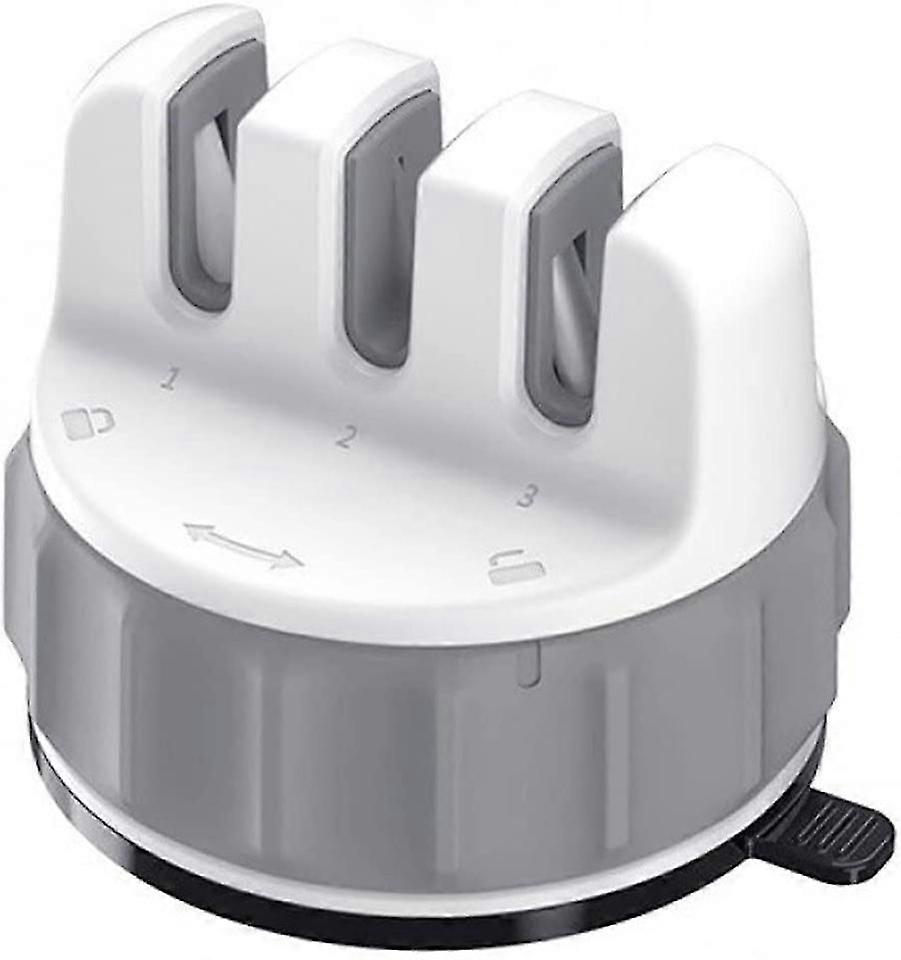 Mini Knife Sharpeners, One Handed Super Suction Kitchen Pointer Tool