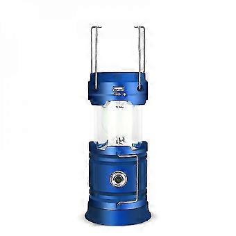 Solar Portable Camping Light, Suitable For Outdoor Travel, Camping, Mountaineering (blue)