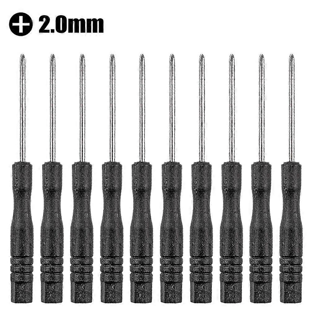 10Pcs Multi-Function Precision Screwdriver Set Small Screwdriver Repair Tool Slotted Cross Screwdrivers 2mm