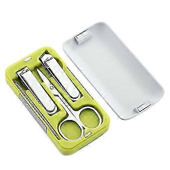 Z7 Manicure Set Plastic Box Nail Clipper Stainless Steel Professional Toenail Cutter Portable Tools For Travel Trip