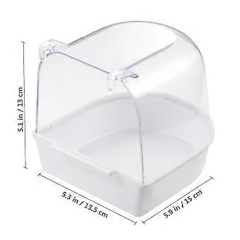 Bath Cage for Canary Popetpop Caged Bird Bath for Parrots