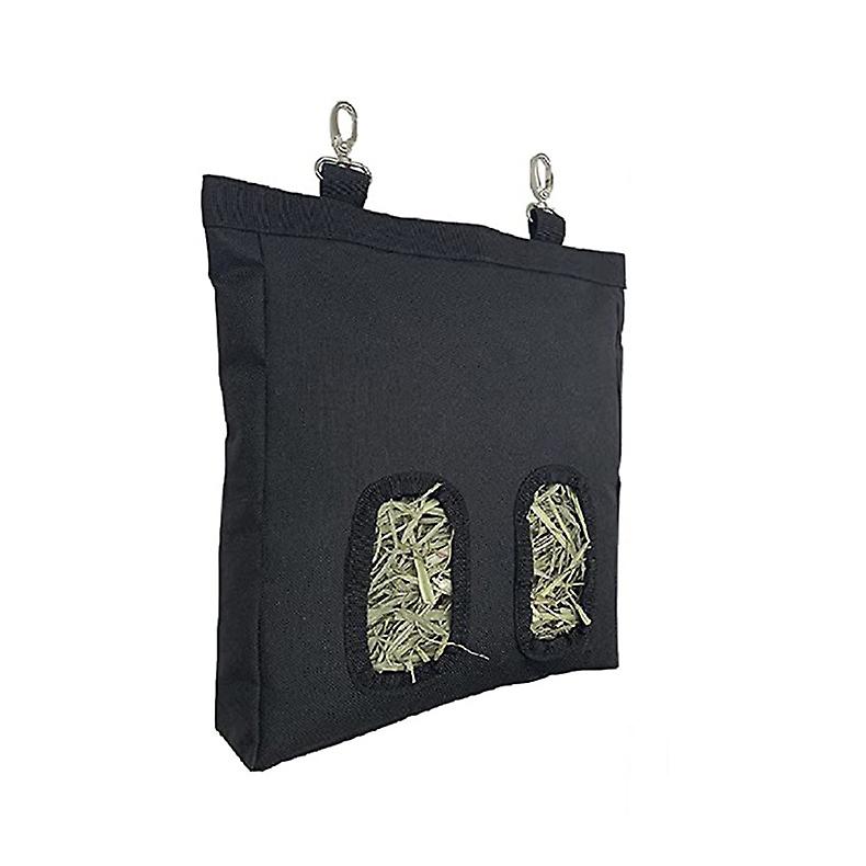 Rabbit Hay Feeder Bag, Guinea Pig Hay Feeder Storage, Rabbit Hay Bag, Guinea Pig Hay Feeder, Rabbit Guinea Pig Hay Bag1pcs-black
