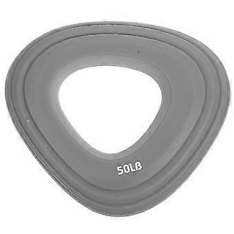 Pince de musculation en silicone, poignée antidérapante, forme annulaire, résistance jusqu'à 22,7 kg (50 lbs), compatible avec les athlètes, golfeurs, joueurs de tennis, musiciens et grimpeurs.